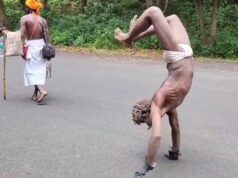 अनोखी नर्मदा परिक्रमा : 3500 किमी की कठिन यात्रा, हाथों के बल उल्टे चलकर कर रहे तपस्या…………