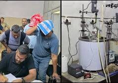 रतलाम में NCB की बड़ी कार्रवाई : अल्प्राजोलम बनाने वाली अवैध प्रयोगशाला का भंडाफोड़…………